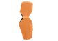 Condensador de ajuste sudado talladora anaranjada ergonómica del muslo del muslo con 3 correas