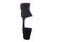 Púrpura negra 3 en 1 cintura Cincher del tamaño extra grande de la cintura y del condensador de ajuste del muslo