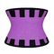 Correa sólida púrpura de encargo de Corset Neoprene Sweat del instructor de la cintura para la pérdida gorda